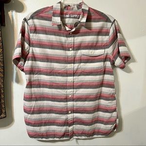 Mossimo Supply Co button down men’s shirt size L